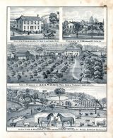 W. Charles - Res., R.S. Brigham - Res., James R. Oxford - Farm, John Hetherington Monroe - Farm, Illinois State Atlas 1876